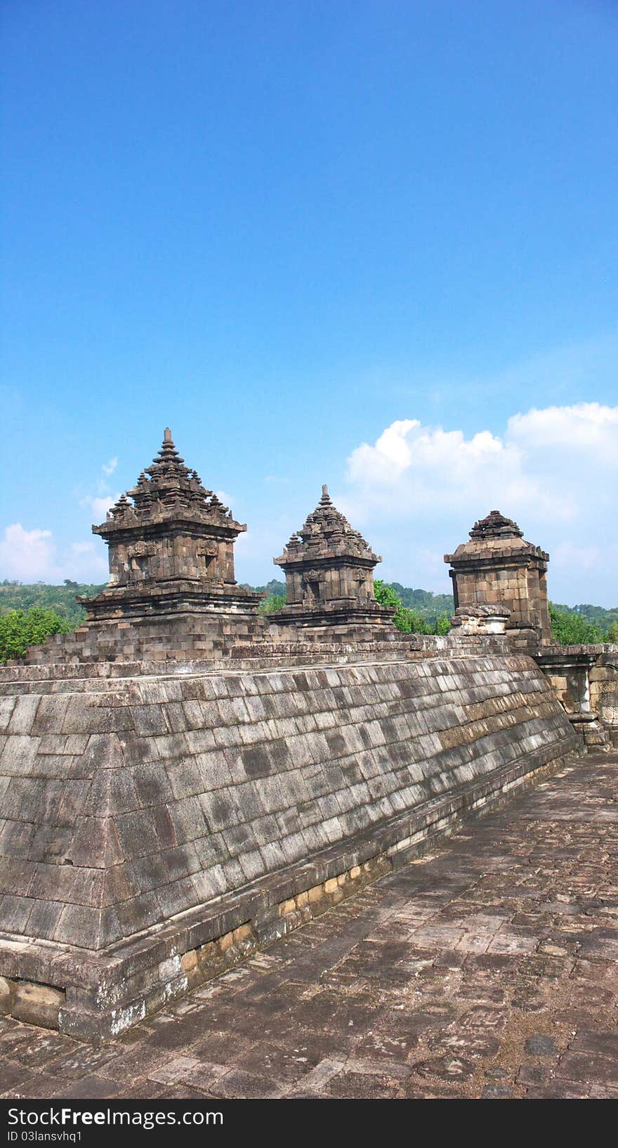 Javanese Hindu Temple Of Candi Barong