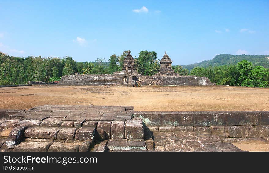 Javanese hindu temple of candi barong