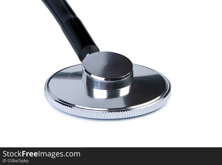 Stethoscope closeup isolated