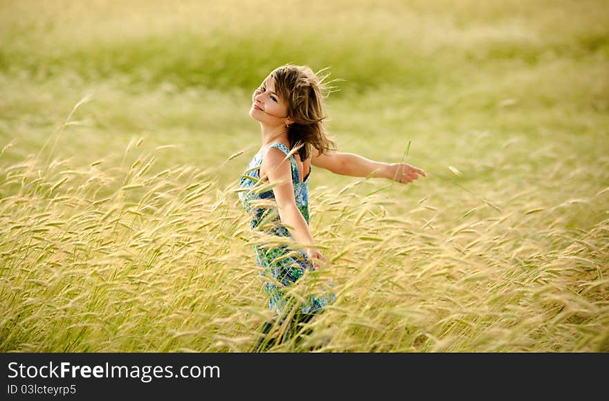 Portrait of a beautiful  girl