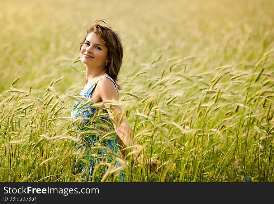 Portrait Of A Beautiful  Girl