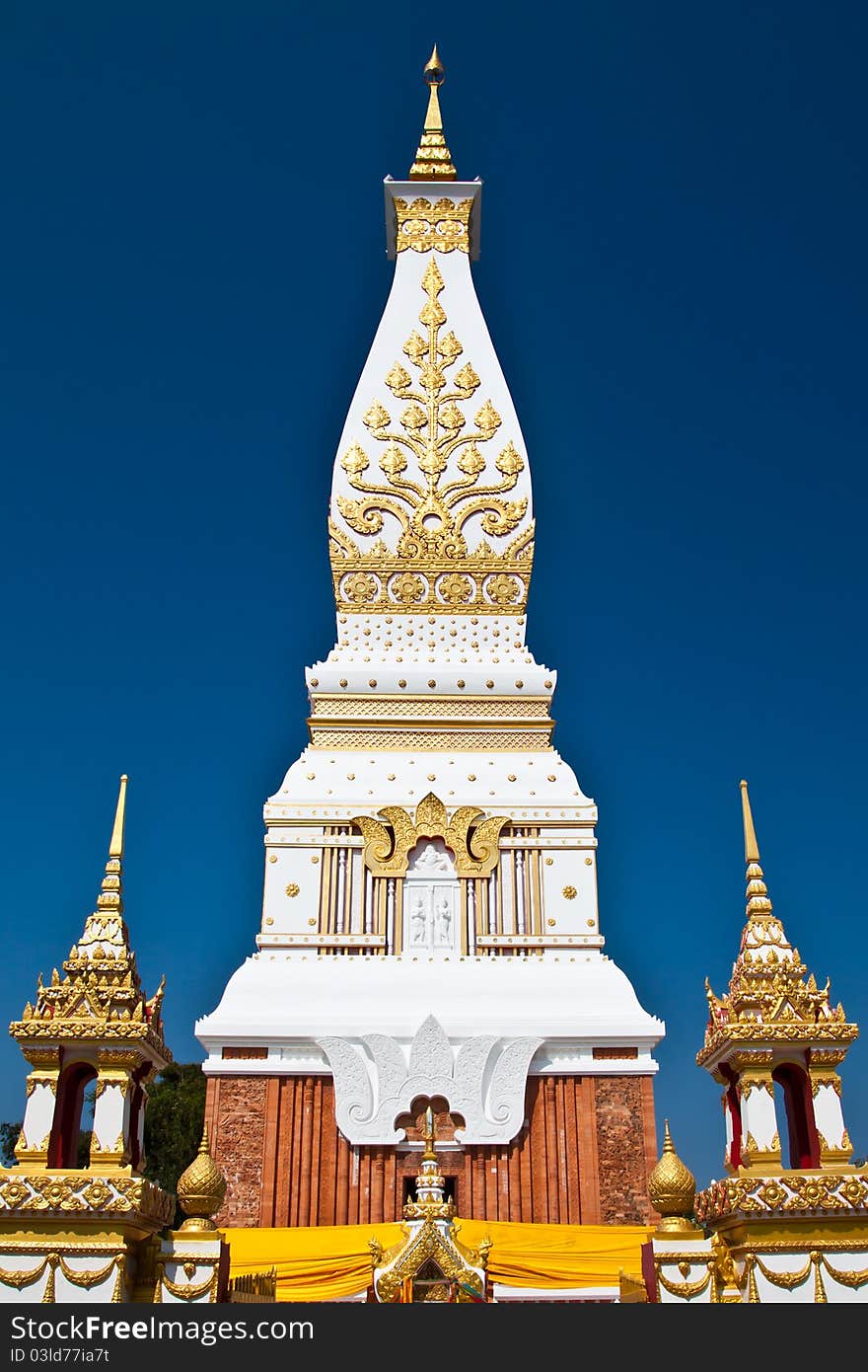 Wat That Phanom Temple in Northeast of Thailand. Wat That Phanom Temple in Northeast of Thailand