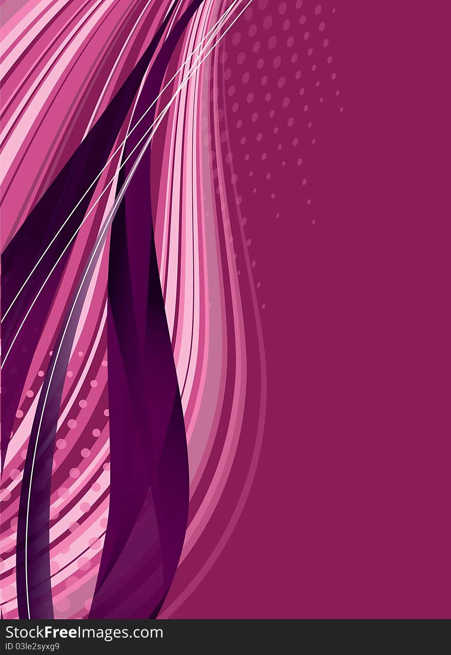 Abstract Pink Background. Illustration with wavy stripes. Abstract Pink Background. Illustration with wavy stripes.