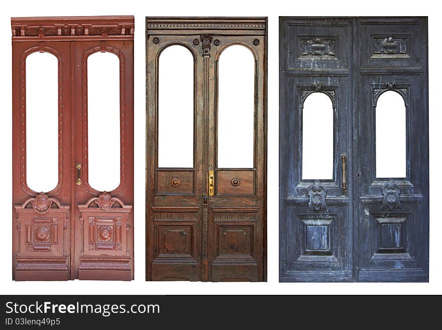 Set Of Aged Doors