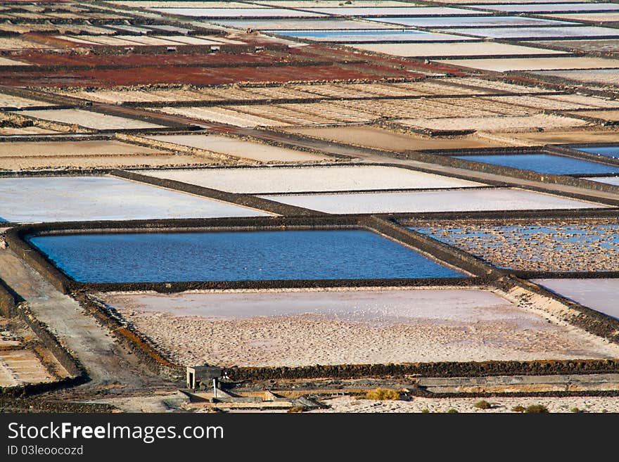 Lanzarote salt mine