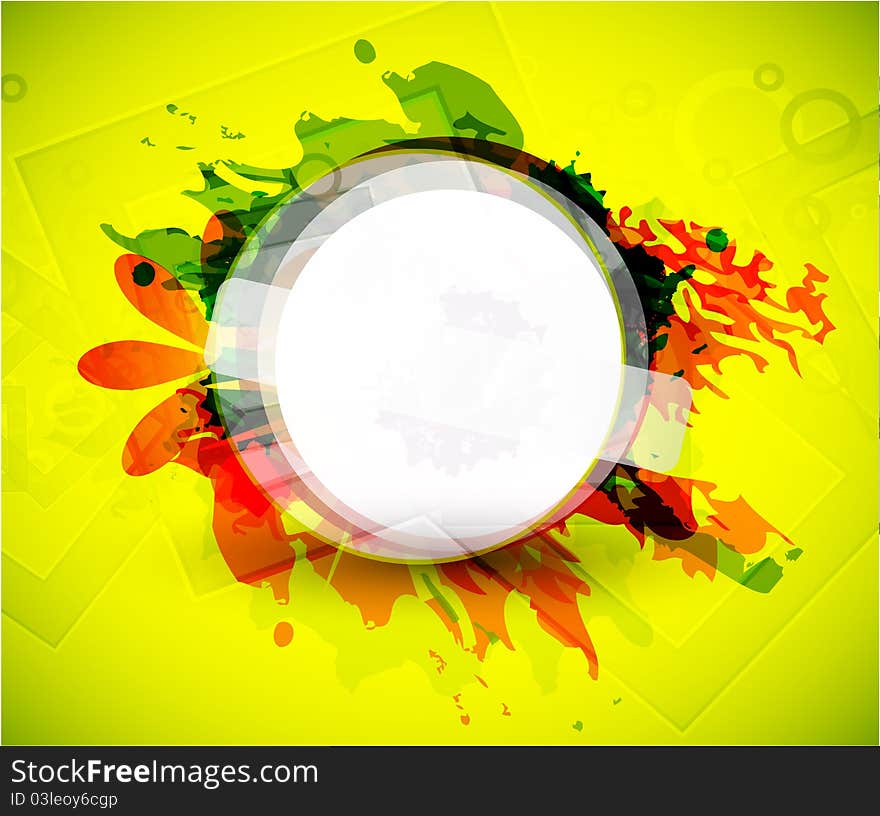 Abstract Vector Colorful Shapes Background