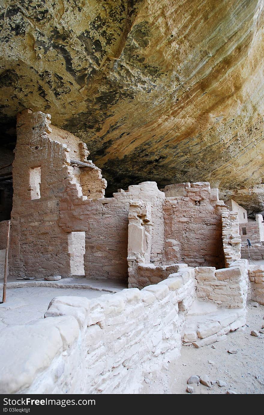 Mese Verde located in the Mesa Verde National Park Colorado USA