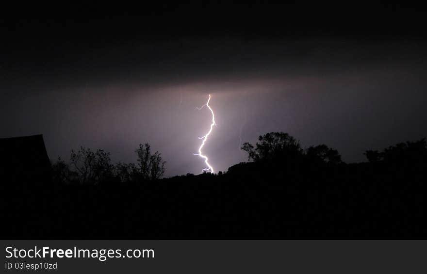 Lightning Silhouette