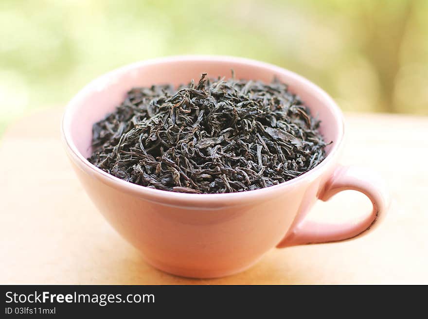 Dry leaves tea