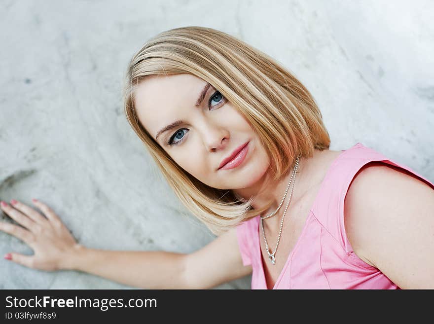 Portrait Of Beautiful Young Woman