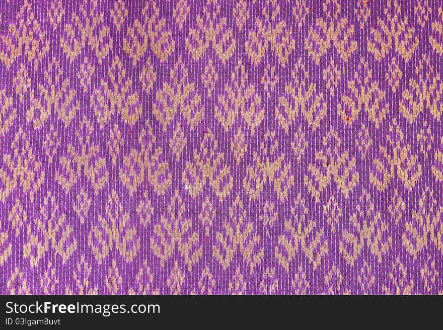 Ancient Thai silk,Traditional hand-woven silk.