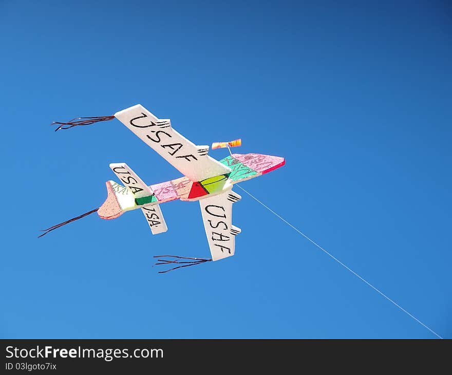 Airplane Floating In The Wind