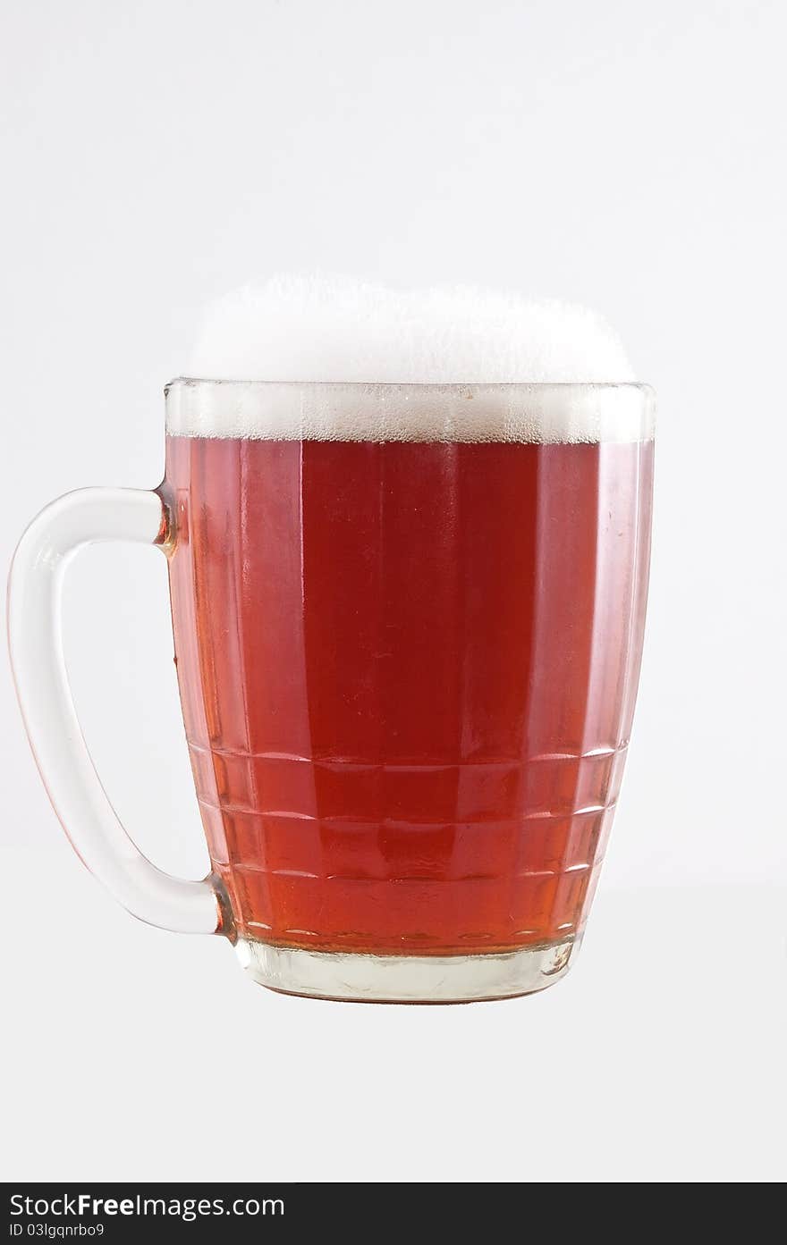 Beer mug isolated on a white background