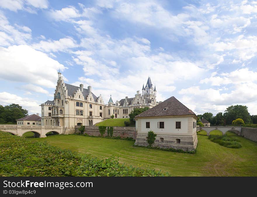 Classical style castle panorama