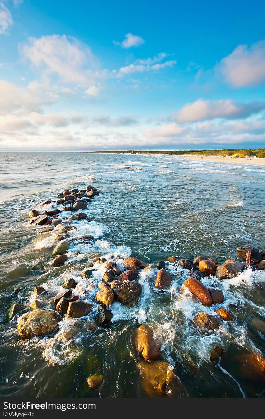 Stones In Sea Water