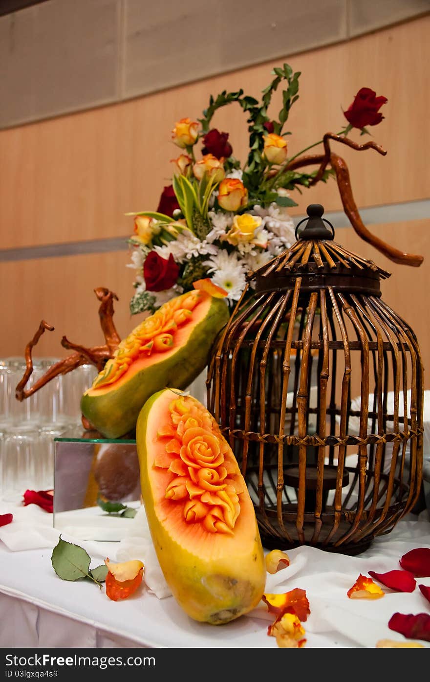 Crafted Papaya Fruit