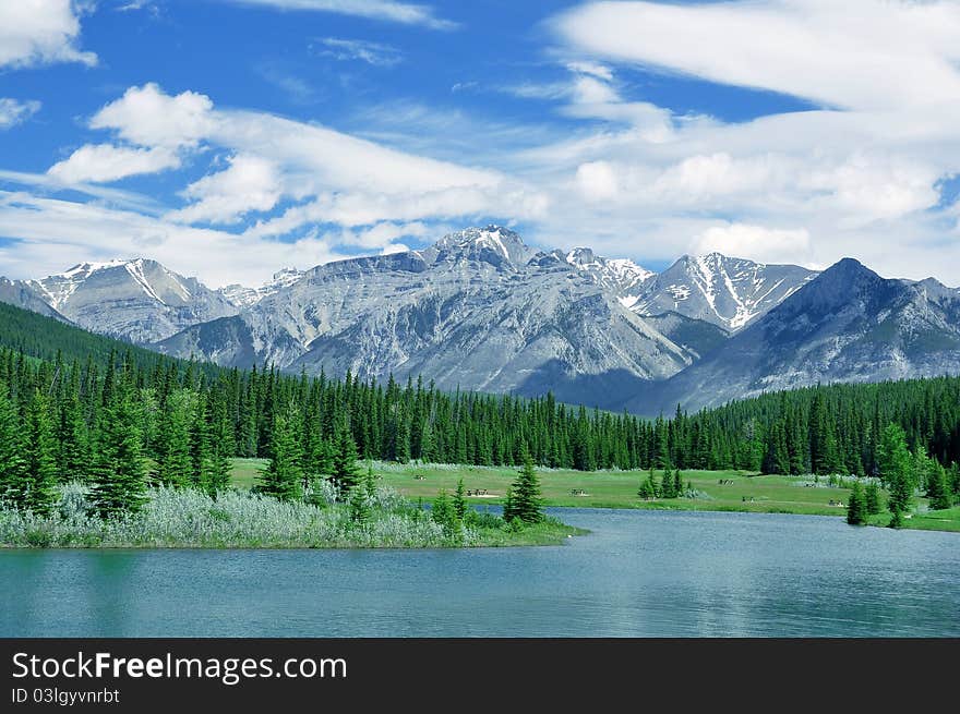 A beautiful scenic landscape,found in Banff National Park,Alberta,Canada. A beautiful scenic landscape,found in Banff National Park,Alberta,Canada.