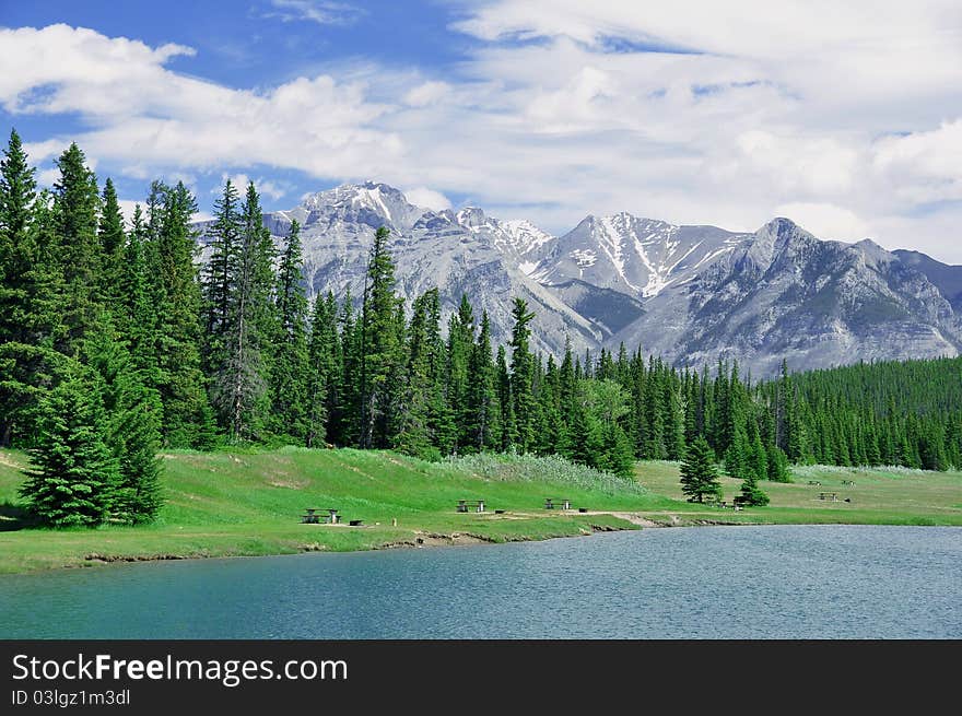 Magestic Rocky Mountain Vista