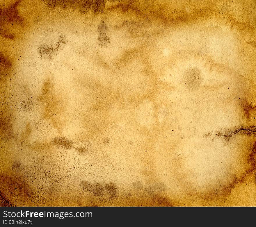 Old worn grunge paper background. Old worn grunge paper background