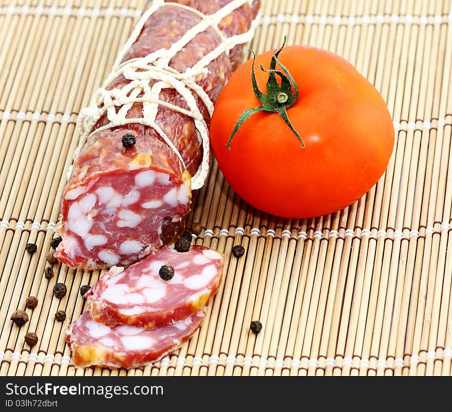 Salami with Tomato