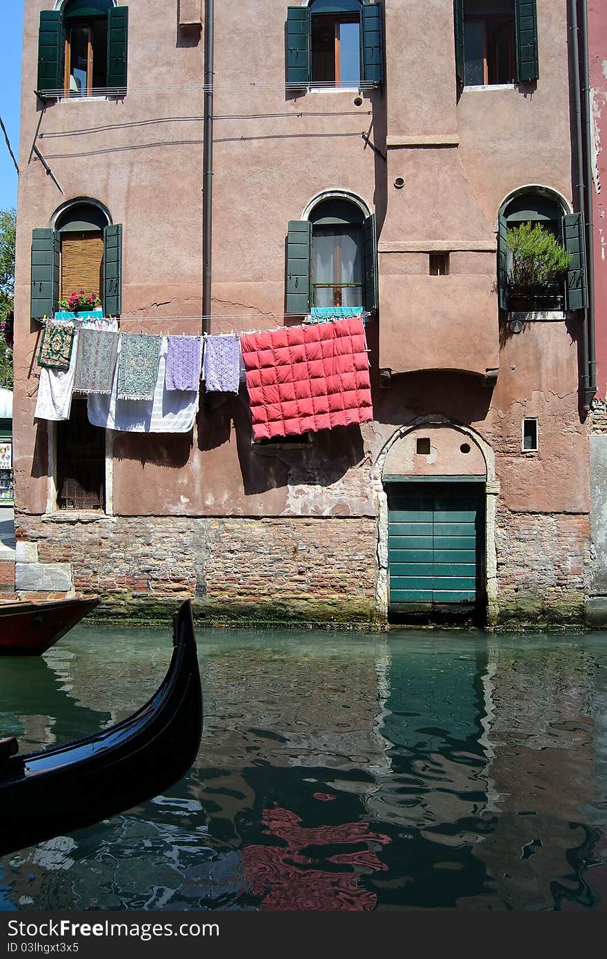 Typical Venetian building