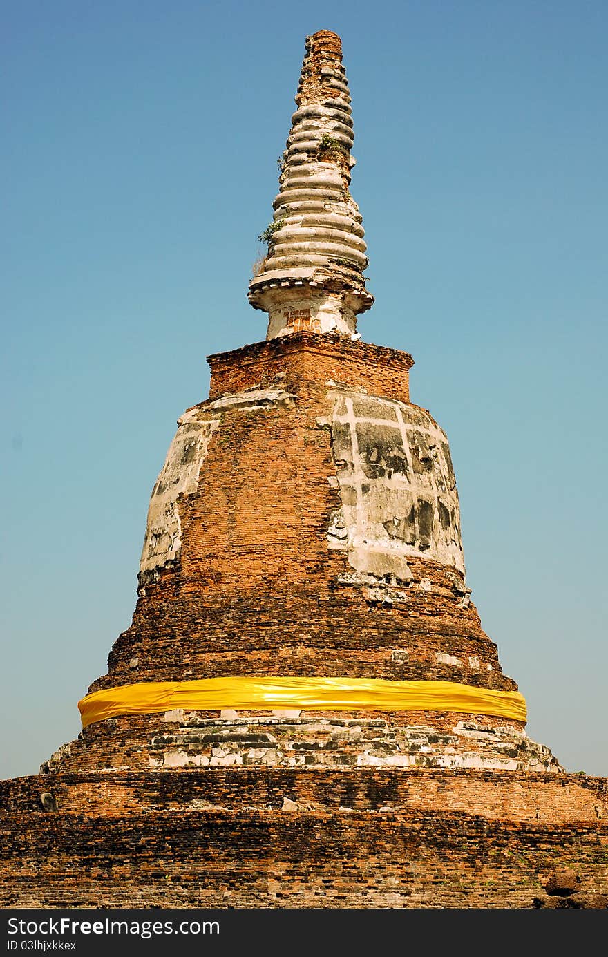 Stupa of Maheyong measure, Ayutthaya, Thailand