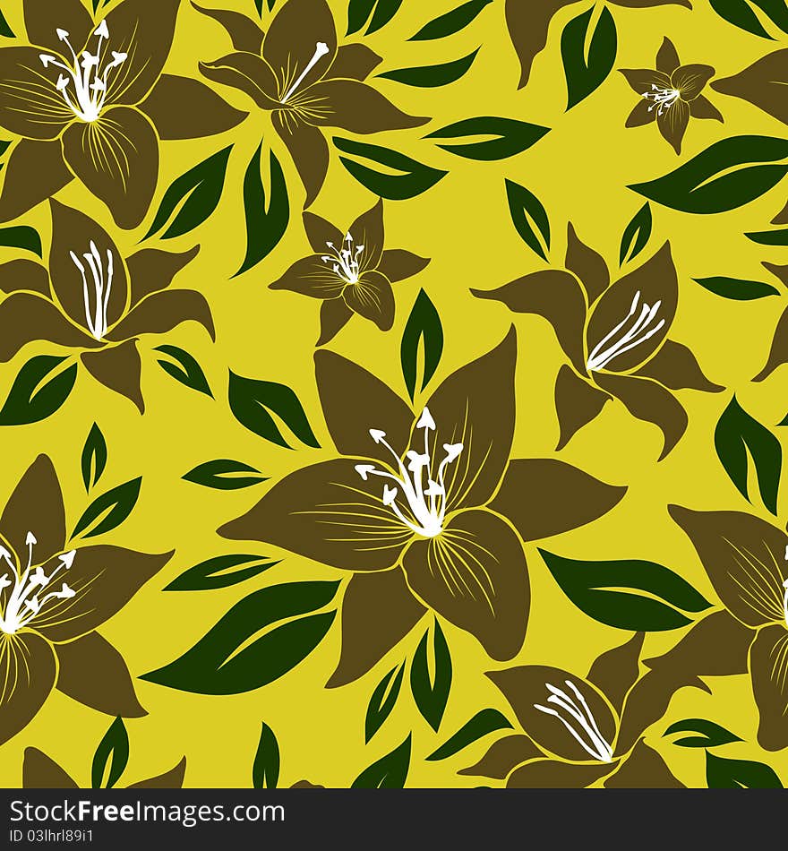 Seamless floral pattern (From my big Seamless collection)