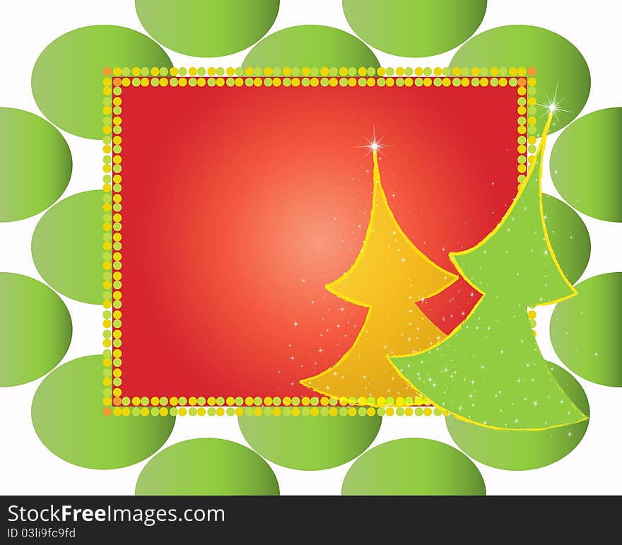 Christmas card background  illustration
balls ribbon snow red stars gift voucher green gold tree. Christmas card background  illustration
balls ribbon snow red stars gift voucher green gold tree