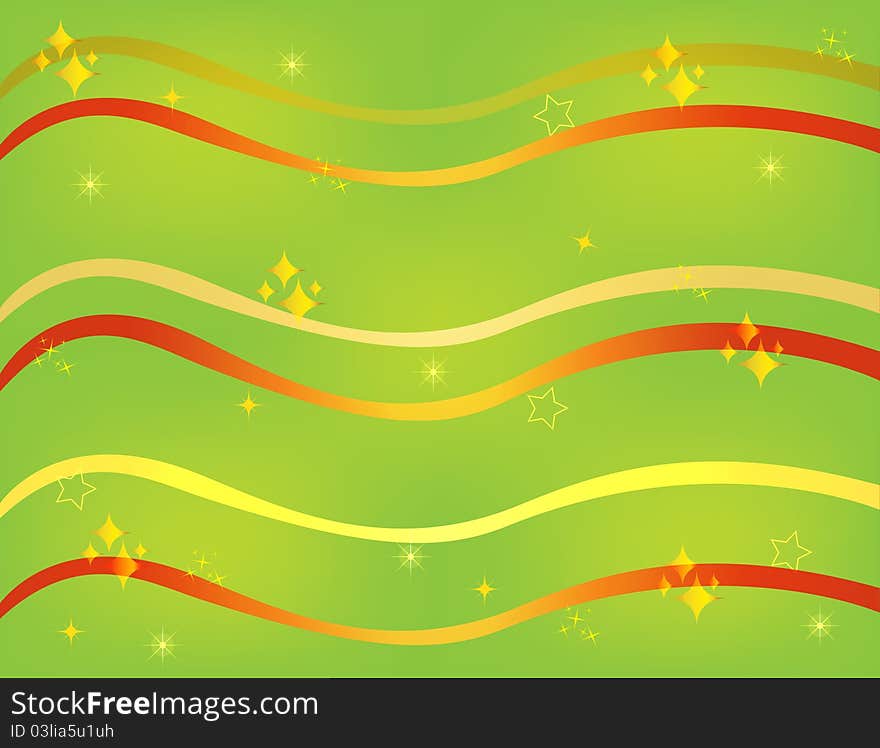 Christmas Card Gift Background  Illustration