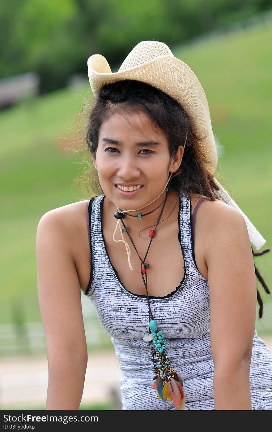 Asia Regge Woman Cowboy Thailand