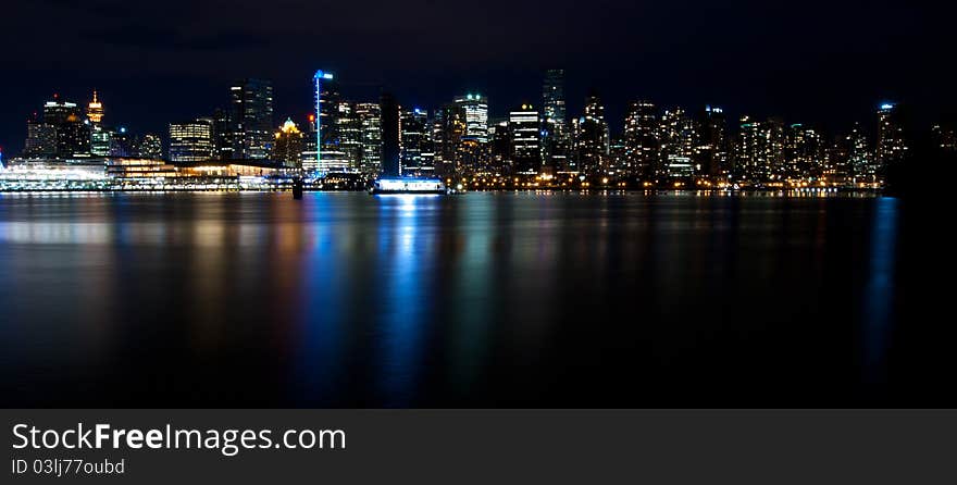 City Skyline at Dusk