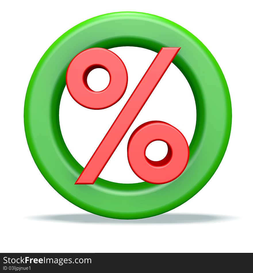 Red percent on the green torus