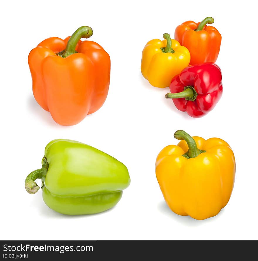 Bell-peppers set