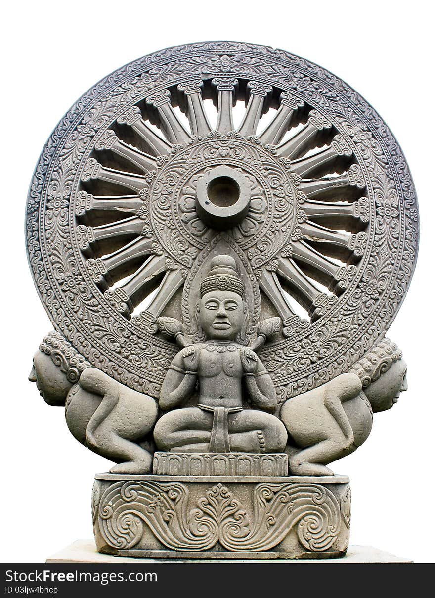 Wagon Wheel is a unique stone carvings that were used in Buddhist Thailand. Wagon Wheel is a unique stone carvings that were used in Buddhist Thailand.