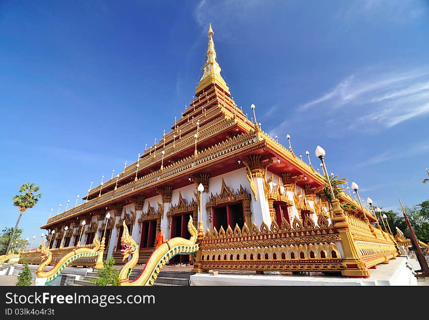 Famous temple in northeastern thailand. Famous temple in northeastern thailand