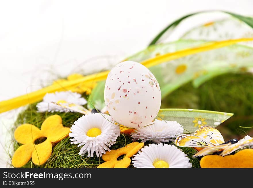 Beautiful Easter background with eggs. Beautiful Easter background with eggs