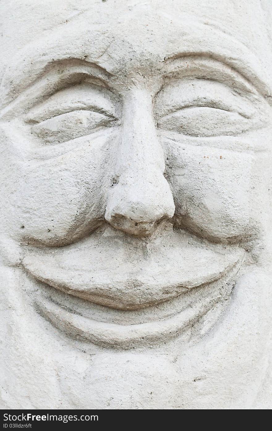 Smiling statue