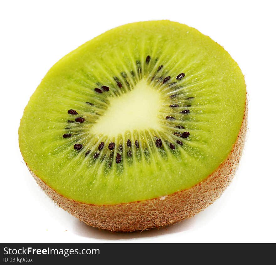 Kiwi fruit isolated on white background