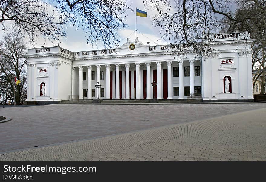 Building of old stock in Odessa