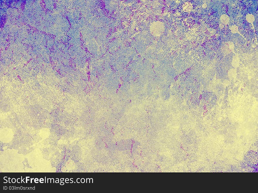 Abstract grunge background. Textured multi-colored canvas with drops of paint. Abstract grunge background. Textured multi-colored canvas with drops of paint.