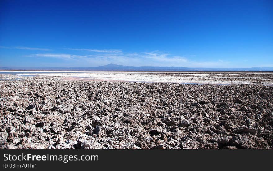 Salt desert in Chile