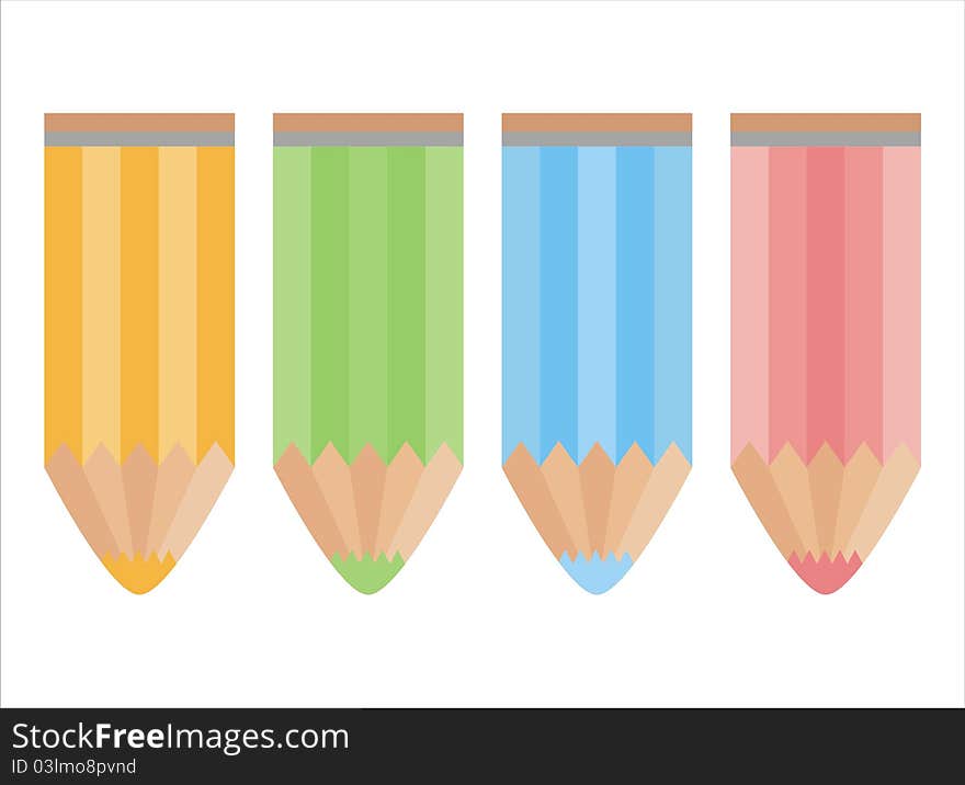 Colorful pencils