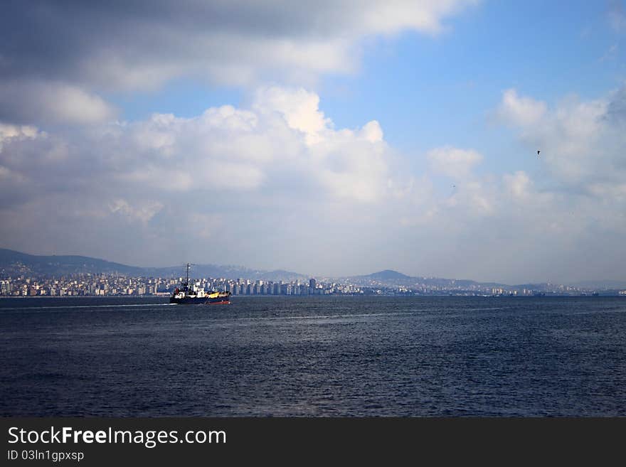 Ship On The Sea Of Marmara