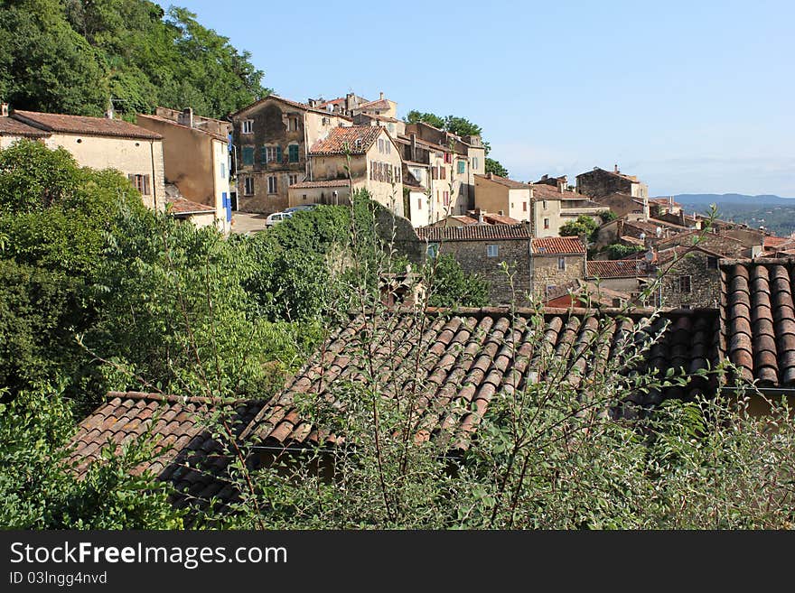 Vintage Street In Callian, France