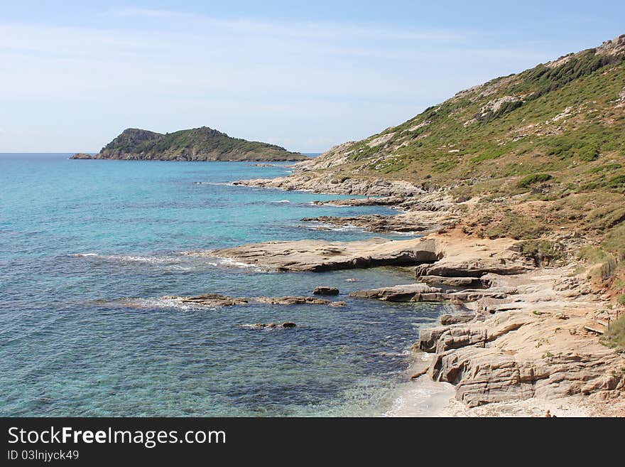 Saint Tropez Bay on The French Riviera, View from Bonne Terrase