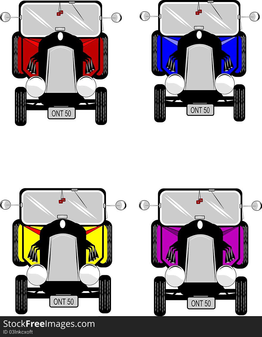 Hot rods from 50 s era