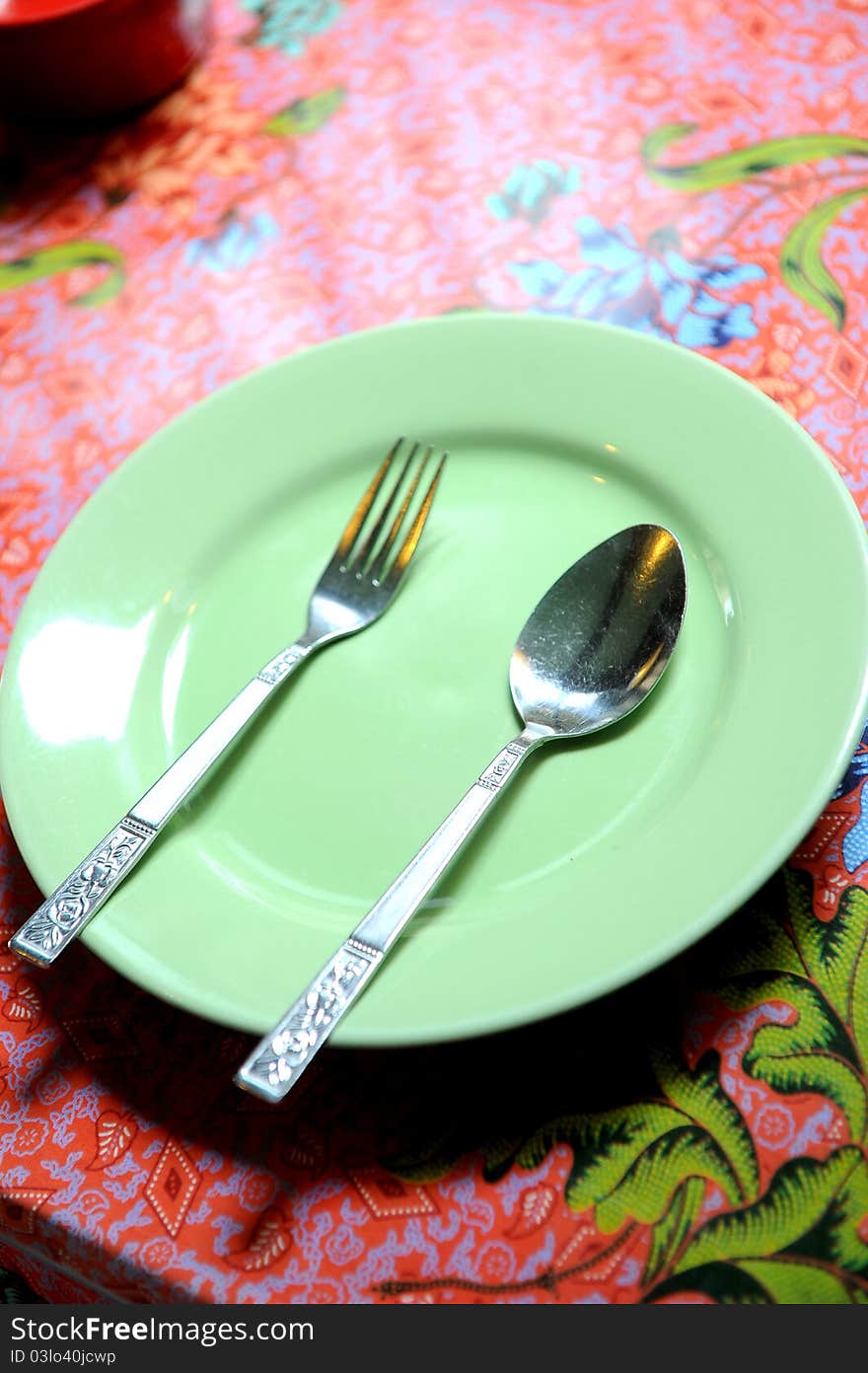 Green plate