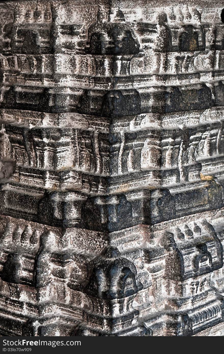 An ancient hindu temple in kancheepuram india. An ancient hindu temple in kancheepuram india