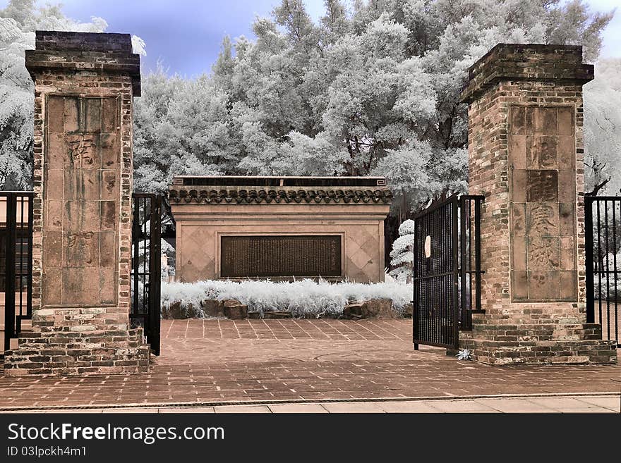 Infrared - Garden Entrance