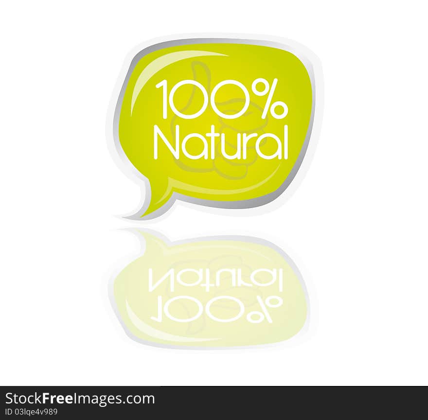 100 Percent Natural Bubble